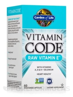 Vitamin Code® - Vitamin E - 60 Capsules