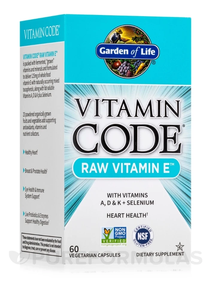 Vitamin Code® - Vitamin E - 60 Capsules 1 Vitamin Code® - Vitamin E - 60 Capsules