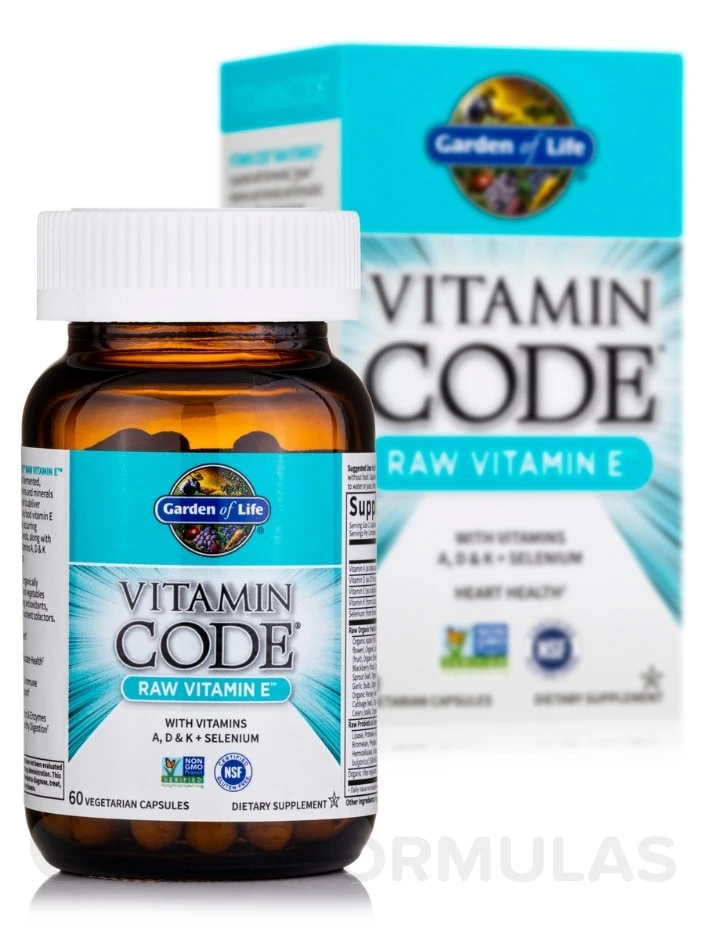 Vitamin Code® - Vitamin E - 60 Capsules 2 Vitamin Code® - Vitamin E - 60 Capsules - Image 2