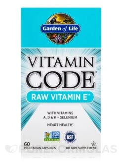 Vitamin Code® - Vitamin E - 60 Capsules 14 Vitamin Code® - Vitamin E - 60 Capsules -Garden Of Life Shop images 579
