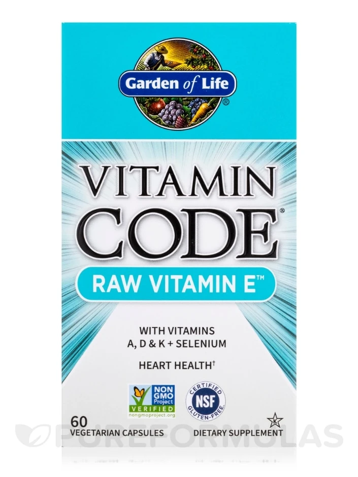 Vitamin Code® - Vitamin E - 60 Capsules 4 Vitamin Code® - Vitamin E - 60 Capsules - Image 4