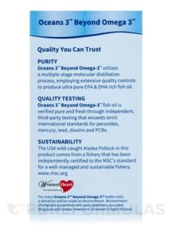 Oceans 3™ - Beyond Omega 3™ - 60 Softgels -Garden Of Life Shop images 603