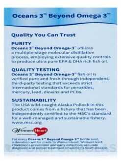 Oceans 3™ - Beyond Omega 3™ - 60 Softgels -Garden Of Life Shop images 606