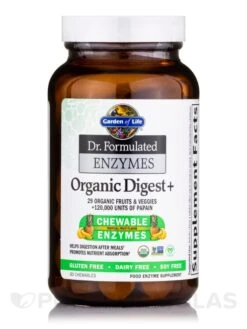 Dr. Formulated Enzymes Organic Digest+ - 90 Vegan Chewables 13 Dr. Formulated Enzymes Organic Digest+ - 90 Vegan Chewables -Garden Of Life Shop images 622
