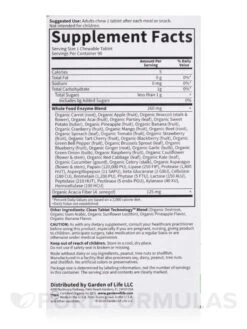 Dr. Formulated Enzymes Organic Digest+ - 90 Vegan Chewables 15 Dr. Formulated Enzymes Organic Digest+ - 90 Vegan Chewables -Garden Of Life Shop images 624