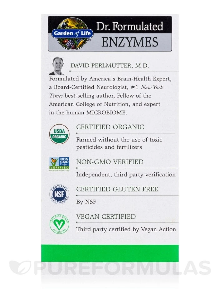 Dr. Formulated Enzymes Organic Digest+ - 90 Vegan Chewables 6 Dr. Formulated Enzymes Organic Digest+ - 90 Vegan Chewables - Image 6