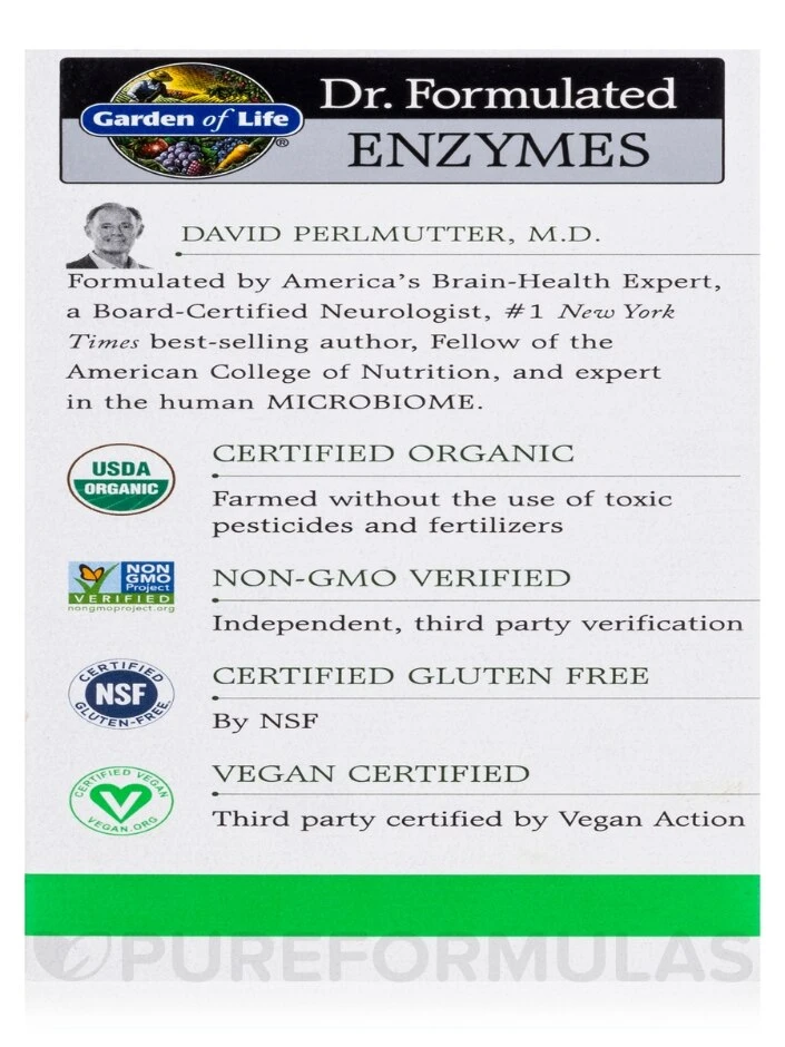 Dr. Formulated Enzymes Organic Digest+ - 90 Vegan Chewables 9 Dr. Formulated Enzymes Organic Digest+ - 90 Vegan Chewables - Image 9