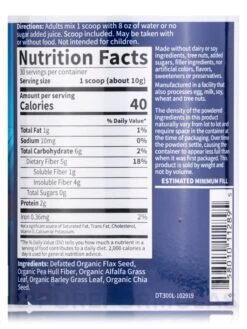 Organic DetoxiFiber® Powder - 300 Grams -Garden Of Life Shop images 63