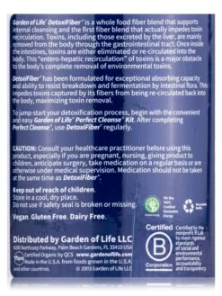 Organic DetoxiFiber® Powder - 300 Grams -Garden Of Life Shop images 64