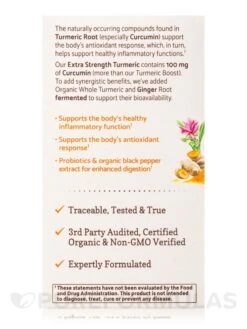 Mykind Organics Extra Strength Turmeric Inflammatory Response - 60 Vegan Tablets -Garden Of Life Shop images 642