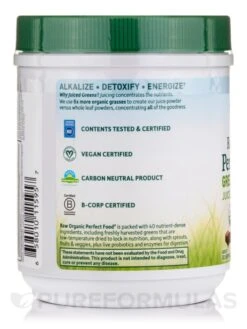 Raw Organic Perfect Food® Green Superfood Juiced Greens Powder, Chocolate Flavor - 11.9 Oz (338 Grams) -Garden Of Life Shop images 662
