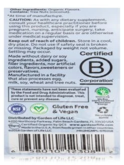 Mykind Organics Golden Milk Recovery & Nourishment Powder - 3.7 Oz (105 Grams) -Garden Of Life Shop images 670