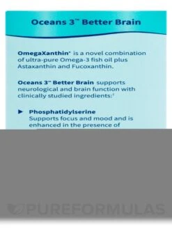 Oceans 3™ - Better Brain - 90 Softgels 20 Oceans 3™ - Better Brain - 90 Softgels -Garden Of Life Shop images 74