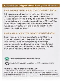 Omega-Zyme Ultra - 90 Vegetarian Capsules -Garden Of Life Shop images 8