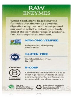 Raw Enzymes™ Men 50 & Wiser - 90 Vegetarian Capsules -Garden Of Life Shop images 89