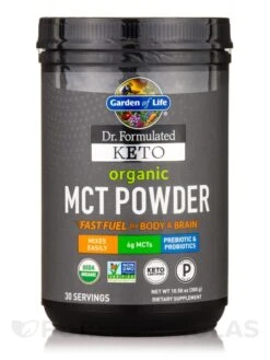 Dr. Formulated Keto Organic MCT Powder - 10.58 Oz (300 Grams)