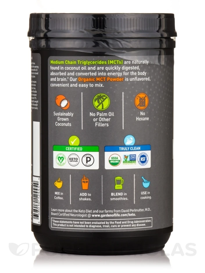 Dr. Formulated Keto Organic MCT Powder - 10.58 Oz (300 Grams) 3 Dr. Formulated Keto Organic MCT Powder - 10.58 Oz (300 Grams) - Image 3