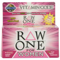Garden Of Life Vitamin Code RAW One For Women, 75 Capsules