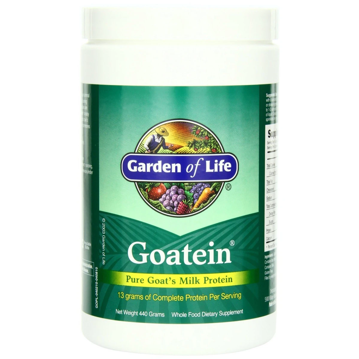 Garden Of Life Goatein, 440g Powder 1 Garden Of Life Goatein, 440g Powder
