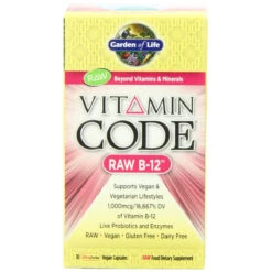 Garden Of Life Vitamin Code Vitamin B12, 30 Capsules