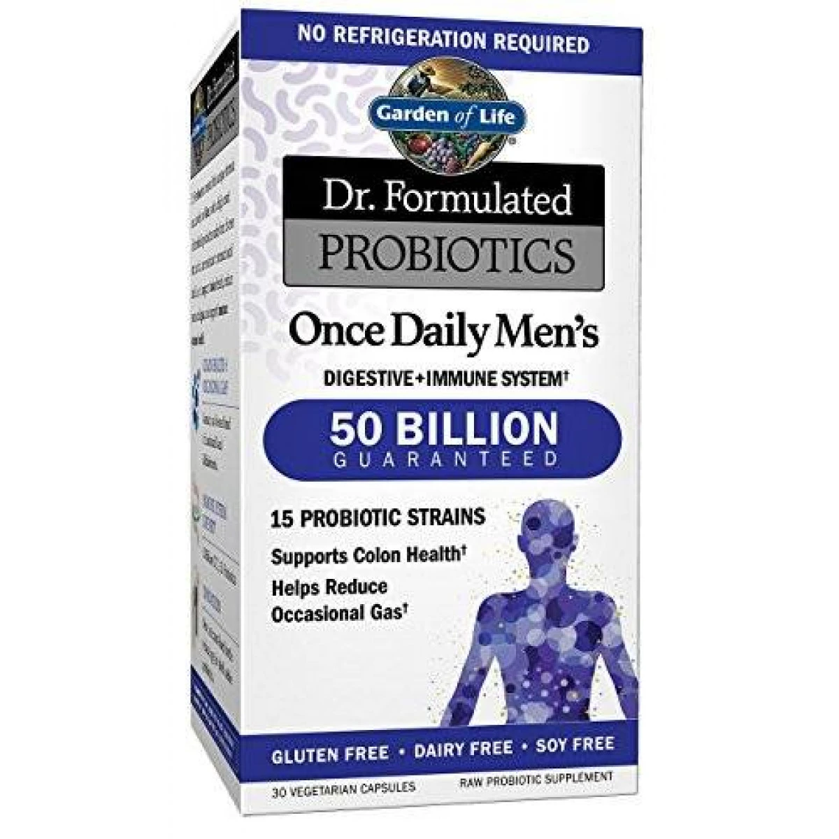 Garden Of Life Dr. Formulated Probiotics, Once Daily Men's, 30 Count 1 Garden Of Life Dr. Formulated Probiotics, Once Daily Men's, 30 Count