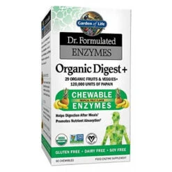 Garden Of Life Dr. Formulated Enzymes Organic Digest Plus, 90 Count
