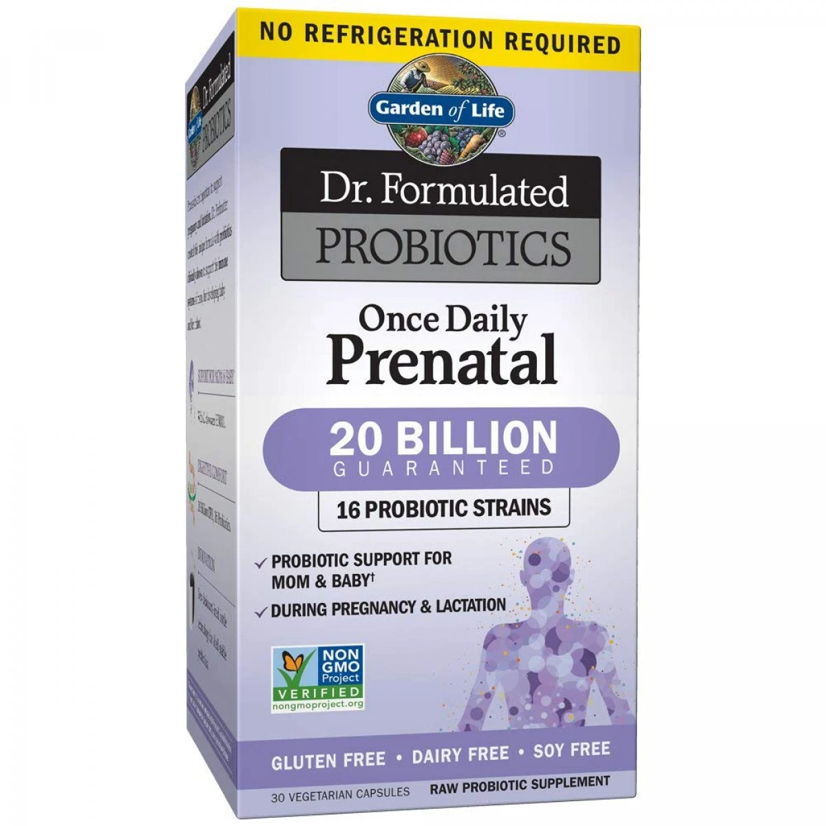 Garden Of Life Prenatal Probiotic For Women - Dr. Formulated Once Daily Prenatal For Digestive And Gut Health, Shelf Stable, 30 Capsules 1 Garden Of Life Prenatal Probiotic For Women - Dr. Formulated Once Daily Prenatal For Digestive And Gut Health, Shelf Stable, 30 Capsules